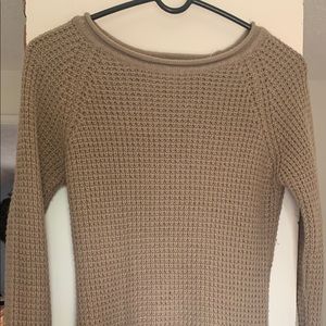 Waffle weave sweater